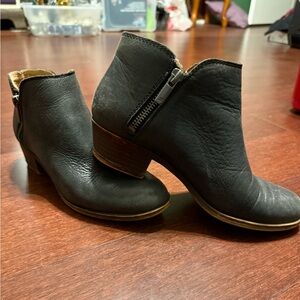 Lucky Brand Black Ankle Booties